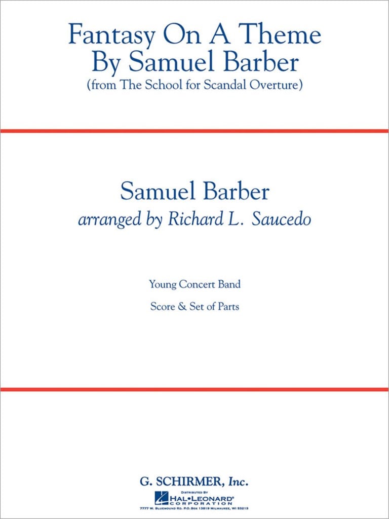 Fantasy On A Theme By Samuel Barber